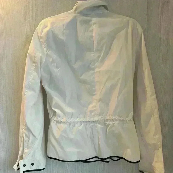 RALPH LAUREN White Jacket with Drawstring Waist - Size M - Picture 2 of 5